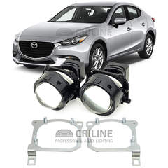 Линзы для фар Mazda Axela III (BM) рестайл [2016-2019] LED для замены на светодиодные Би-ЛЕД модули