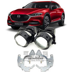 Линзы для фар Mazda CX-4 I рестайл [2019-н.в.] LED для замены на светодиодные Би-ЛЕД модули