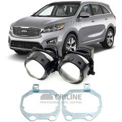 Линзы для фар Kia Sorento III (UM) дорестайл [2014-2018] HiBeam для замены на светодиодные Би-ЛЕД модули