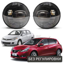 Светодиодные противотуманные фары Nissan Tiida I/II (C11/C12) [2004-2016] Tandem Premium