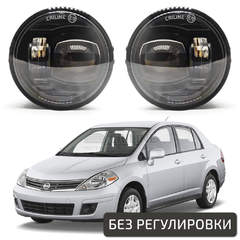 Светодиодные противотуманные фары Nissan Tiida Latio I (C11) [2004-2012] Tandem Premium