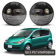 Светодиодные противотуманные фары Nissan Note I (E11) дорестайл [2005-2008] Tandem Premium