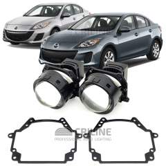 Линзы для фар Mazda 3 (BL) [2008-2013] ксенон noAFS для замены на светодиодные Би-ЛЕД модули