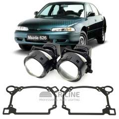 Линзы для фар Mazda 626 IV (GE) [1991-1997] для замены на светодиодные Би-ЛЕД модули