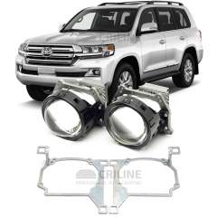 Линзы для фар Toyota Land Cruiser XI (J200) 2-й рестайл [2015-2021] LowBeam для замены на светодиодные Би-ЛЕД модули