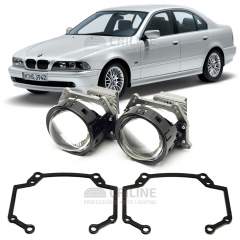 Линзы для фар BMW 5 Series IV (E39) рестайл [2000-2004] для замены на светодиодные Би-ЛЕД модули