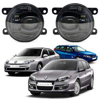 Светодиодные противотуманные фары Renault Laguna II/III [2005-2015] Tandem SE