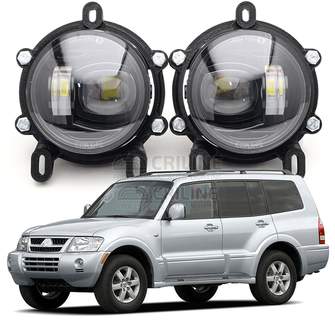 Светодиодные противотуманные фары Mitsubishi Pajero III рестайл [2003-2006] Tandem SE