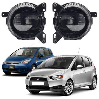Светодиодные противотуманные фары Mitsubishi Colt VI [2002-2012] (скошенная версия) Tandem SE