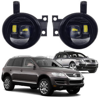Светодиодные противотуманные фары Volkswagen Touareg I (GP) [2002-2010] Tandem SE