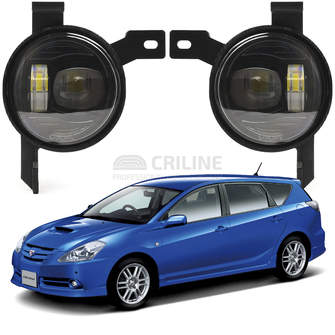 Светодиодные противотуманные фары Toyota Caldina III (T240) рестайл [2005-2007] Tandem Premium