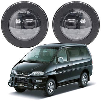 Светодиодные противотуманные фары Mitsubishi Delica IV рестайл [1997-2007] Tandem Premium