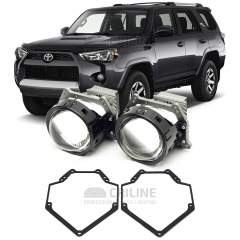Линзы для фар Toyota 4Runner [2013-2021] для замены на светодиодные Би-ЛЕД модули
