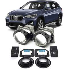 Линзы для фар BMW X1 II (F48) рестайл [2019-2023] LowBeam для замены на светодиодные Би-ЛЕД модули