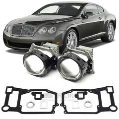 Линзы для фар Bentley Continental GT I [2005-2013] для замены на светодиодные Би-ЛЕД модули