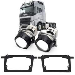 Линзы для фар Volvo FH II рестайл [2008-2012] для замены на светодиодные Би-ЛЕД модули