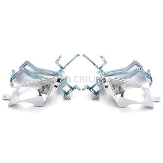 Переходные рамки Ford Explorer V (U502) рестайл [2014-2019] LED оптика HiBeam под линзы Hella 3r/5r, Би-Лед