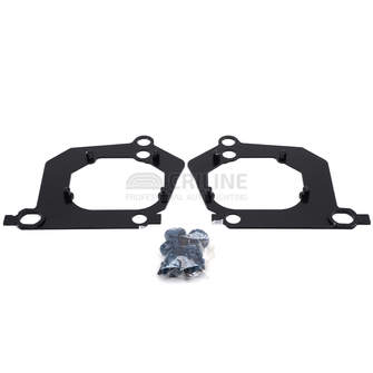 Переходные рамки BMW X1 III (U11) дорестайл [2022-н.в.] внутренний HiBeam под линзы Hella 3r/5r, Би-Лед