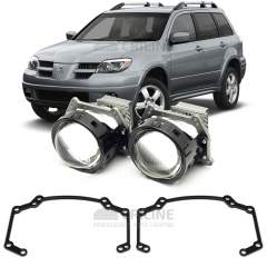 Линзы для фар Mitsubishi Airtrek I [2001-2005] для замены на светодиодные Би-ЛЕД модули