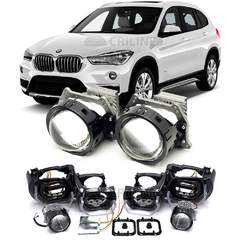 Линзы для фар BMW X1 II (F48) дорестайл [2015-2019] для замены на светодиодные Би-ЛЕД модули