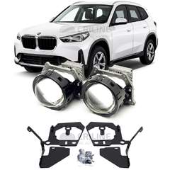 Линзы для фар BMW X1 III (U11) дорестайл [2022-н.в.] наружний LowBeam для замены на светодиодные Би-ЛЕД модули