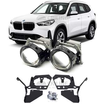 Линзы для фар BMW X1 III (U11) дорестайл [2022-н.в.] наружний LowBeam для замены на светодиодные Би-ЛЕД модули