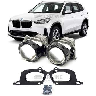 Линзы для фар BMW X1 III (U11) дорестайл [2022-н.в.] внутренний HiBeam для замены на светодиодные Би-ЛЕД модули