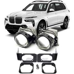 Линзы для фар BMW X7 I (G07) рестайл [2022-н.в.] внутренний HiBeam для замены на светодиодные Би-ЛЕД модули