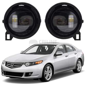 Светодиодные противотуманные фары Honda Accord VIII дорестайл [2007-2011] Tandem SE Straight