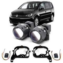 Линзы для фар Volkswagen Touran I (1T) 2-й рестайл [2010-2015] AFS для замены на светодиодные Би-ЛЕД модули