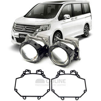 Линзы для фар Honda Stepwgn IV (RK) рестайл [2012-2015] для замены на светодиодные Би-ЛЕД модули