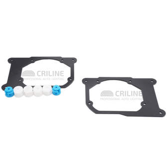 Переходные рамки JAC J7 I [2024-н.в.] LowBeam под линзы Hella 3r/5r, Би-Лед