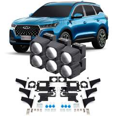Линзы для фар Chery Tiggo 7 Pro Max I (T1E) рестайл [2024-н.в.] для замены на светодиодные Би-ЛЕД модули