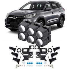 Линзы для фар Chery Tiggo 8 I (T18) [2018-н.в.] для замены на светодиодные Би-ЛЕД модули