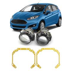 Ремкомплект для фар Ford Fiesta VI (Mk VI) дорестайл [2008-2012] для замены штатных линз на модули Hella 3R