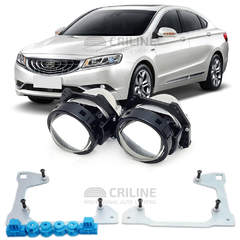 Линзы для фар Geely Emgrand GT I (GC9) [2015-2019] для замены на светодиодные Би-ЛЕД модули