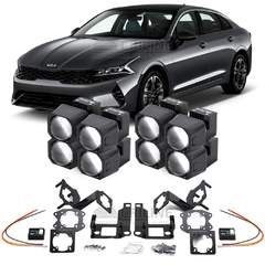 Линзы для фар Kia K5 III (DL3) дорестайл [2019-2023] LED рефлекторная оптика (рынок Китай) для замены на светодиодные Би-ЛЕД модули