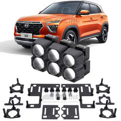 Линзы для фар Hyundai ix25 II (SU2c) дорестайл [2019-2021] для замены на светодиодные Би-ЛЕД модули