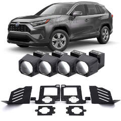 Линзы для фар Toyota RAV4 V (XA50) рестайл [2022-н.в.] для замены на светодиодные Би-ЛЕД модули