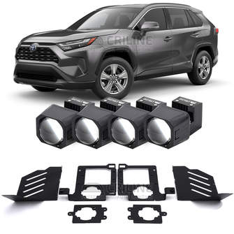 Линзы для фар Toyota RAV4 V (XA50) рестайл [2022-н.в.] для замены на светодиодные Би-ЛЕД модули