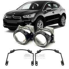 Линзы для фар Citroen DS4 I (N) дорестайл [2012-2016] для замены на светодиодные Би-ЛЕД модули