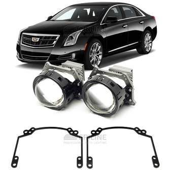 Линзы для фар Cadillac XTS I (1P5) дорестайл [2012-2017] для замены на светодиодные Би-ЛЕД модули