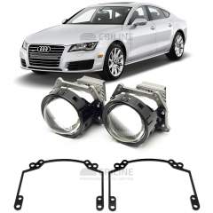 Линзы для фар Audi A7 I (G4) дорестайл [2010-2014] для замены на светодиодные Би-ЛЕД модули
