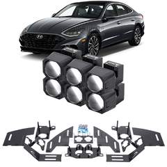 Линзы для фар Hyundai Sonata VIII (DN8) дорестайл [2019-2023] LED рефлектор (рынок Китай) для замены на светодиодные Би-ЛЕД модули