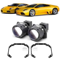 Линзы для фар Lamborghini Murcielago I [2001-2010] для замены на светодиодные Би-ЛЕД модули