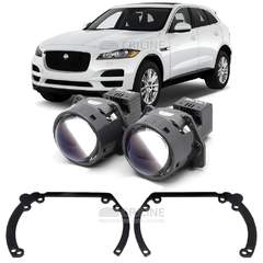 Линзы для фар Jaguar F-Pace I (X761) дорестайл [2015-2020] для замены на светодиодные Би-ЛЕД модули