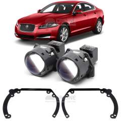 Линзы для фар Jaguar XF I (X250) рестайл [2010-2016] для замены на светодиодные Би-ЛЕД модули