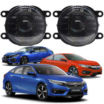 Светодиодные противотуманные фары Honda Civic X [2015-н.в.] Tempus Spot Edition