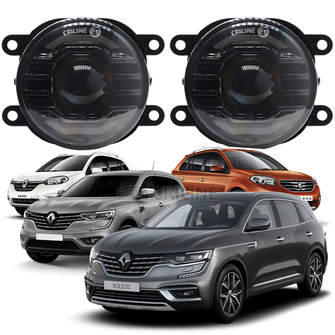 Светодиодные противотуманные фары Renault Koleos I/II [2011-2020] Tempus Spot Edition