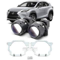 Линзы для фар Lexus NX [2014-2017] LED для замены на светодиодные Би-ЛЕД модули